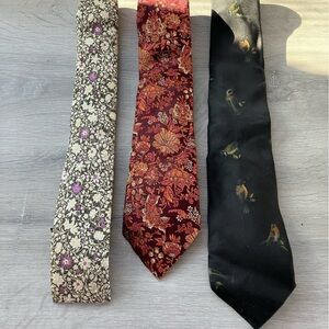 Ties- 2 ETRO and 1 liberty London